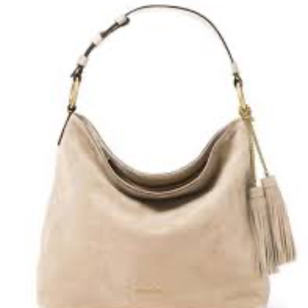 Michael KORS Elyse Suede Shoulder Hobo Bag